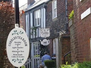 English afternoon tea at a traditional tea room in Rye