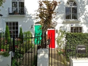 Pretty cottages and backstreets in Hampstead Village