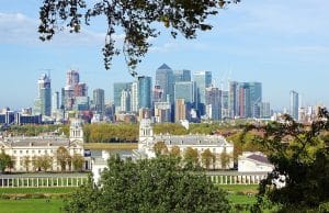 Get the best views of the City from Greenwich