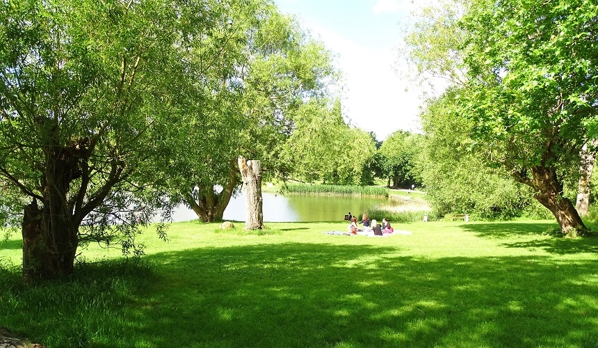 Lakeside picnic at Kenwood