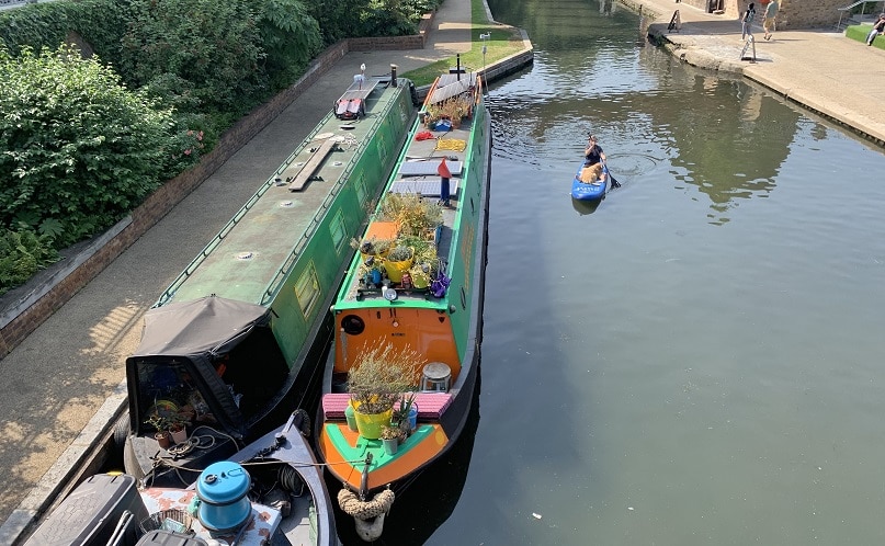Take the towpath from Kings Cross to Camden