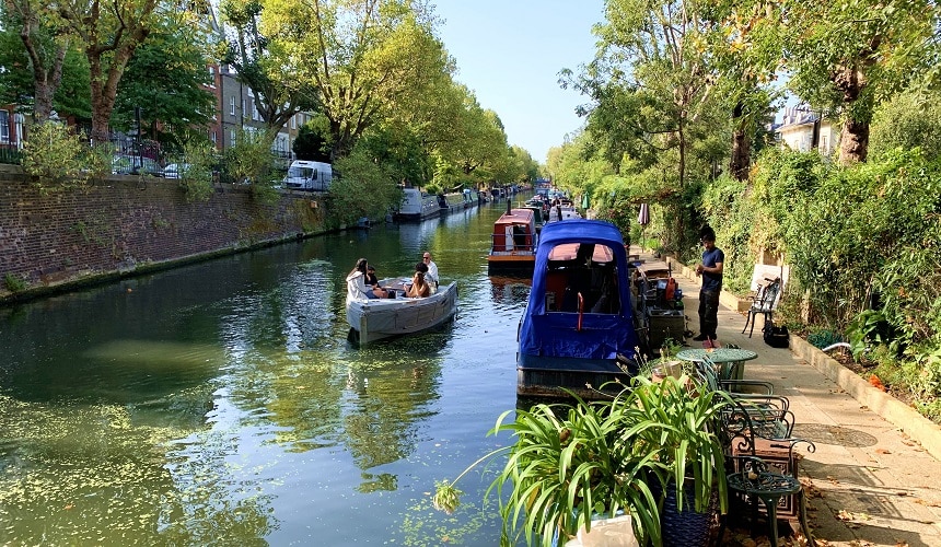 Explore the waterways in Little Venice