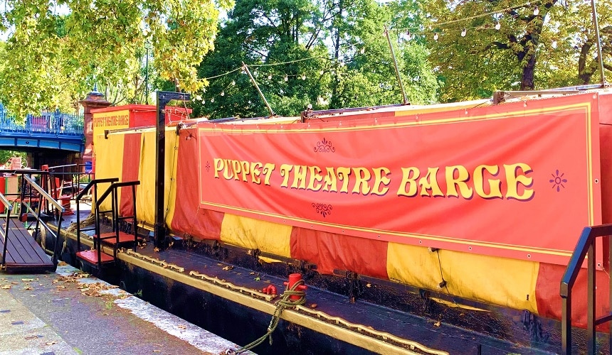 Puppet theatre barge